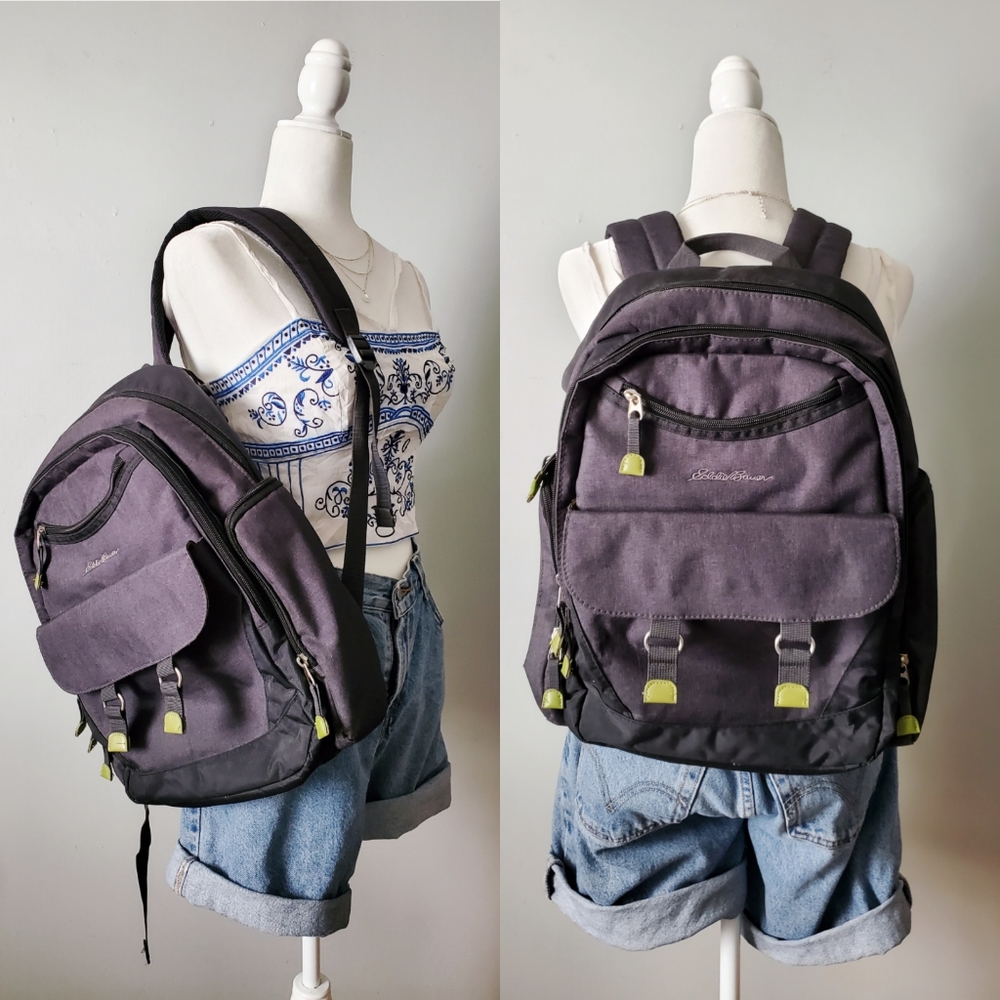 Eddie Bauer | Baby Diaper Station Large Zipper Shoulder Backpack Bag